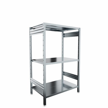 SCAFFALATURA metallica da magazzino Zincata cm. 91x60x150h
