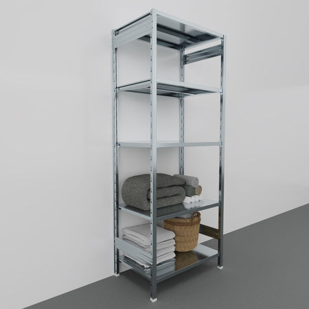 SCAFFALATURA metallica da magazzino Zincata cm. 91x60x242h