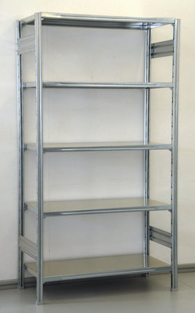 SCAFFALATURA metallica da magazzino Zincata cm. 91x60x300h
