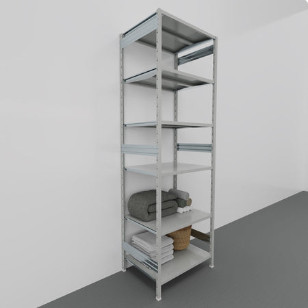 SCAFFALE metallico da magazzino Verniciata cm. 91x70x300h