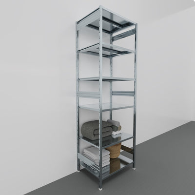 SCAFFALATURA in metallo da magazzino Zincata cm. 91x70x300h