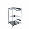 SCAFFALATURA metallica da magazzino Zincata cm. 91x80x150h