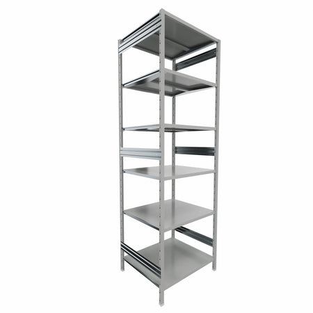 SCAFFALATURA metallica da magazzino Verniciata cm. 91x80x300h