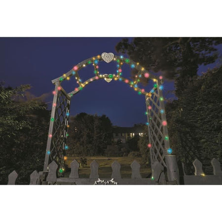 Ghirlanda da esterno multicolore 100 LED SMART GARDEN