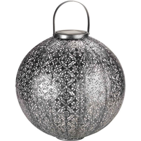 Jumbo Damasque di lanterna solare in metallo aperto