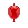 Palloncino in vetro Rosso da appendere, decorazione natalizia per vetrina o soffitto