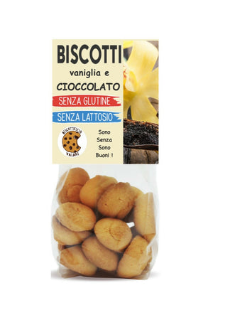 Biscotti 200g Bio e Senza Glutine Vaniglia e Cioccolato | Biscottificio Vaiani (200g) con farina di riso, mais e ceci. con farina di mais riso