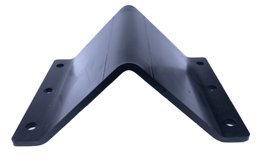 Staffa superiore supporto frangizolle per tubolare 100x100mm