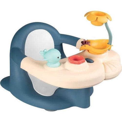2 in 1 piccolo bagno smolito - tabella di attività regolabile - fissaggio mediante ventosa - adatto a superfici lisce - blu