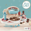 Smoby Chef Chocolat Factory - Laboratorio del cioccolato + Ricettario - Laboratorio di cucina - Tanti stampi e accessori - Dai 5 anni