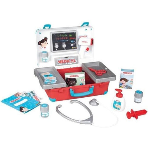 Smoby - Valigetta medica - Molti accessori medico - Dai 3 anni - Prodotto in Francia