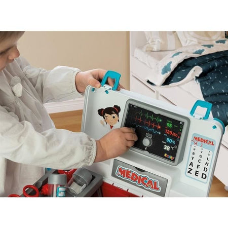 Smoby - Valigetta medica - Molti accessori medico - Dai 3 anni - Prodotto in Francia