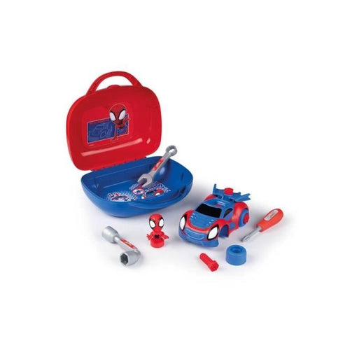 Smoby - Spidey - Valigia attrezzi fai da te per bambini - 13 Accessori - Dai 3 anni in su