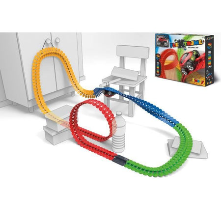 FleXtreme Discovery Set - Circuito automobilistico - Lunghezza 4,40 metri - SMOBY