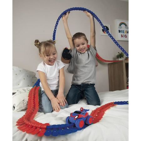 Set scoperta Spidey Flextreme - Batterie incluse - 184 binari flessibili e 1 veicolo
