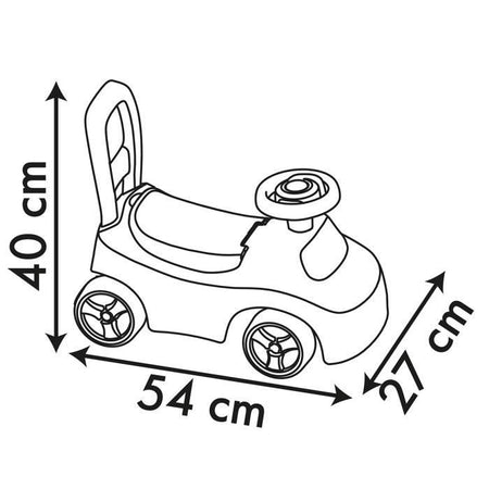 Smoby - Trasportino auto 2 in 1 - Spidey - Box sottosella + clacson - A partire da 10 mesi - Prodotto in Francia