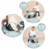 Little Smoby - Baule da auto - Scatola sottosella + sedile - Clacson - Dai 10 anni - Prodotto in Francia
