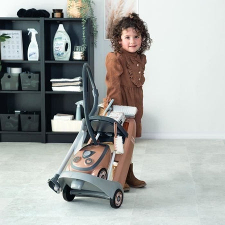 SMOBY - Carrello per la casa Rowenta + Aspirapolvere - da 3 anni