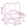 Smoby - Disney Princess - Valigia beauty facile da trasportare - 13 accessori inclusi: acconciatura, unghie, trucco - Fabricatio