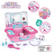 Smoby - Gabby e la Casa Magica - Valigia beauty facile da trasportare - 13 accessori inclusi: acconciatura, unghie, trucco -