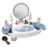 Smoby - My beauty studio - Toilette da tavolo con specchio inclinabile e rimovibile - 15 accessori per ciuccio - Prodotto in Francia