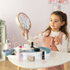 Smoby - My beauty studio - Toilette da tavolo con specchio inclinabile e rimovibile - 15 accessori per ciuccio - Prodotto in Francia
