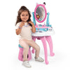 Smoby - Gabby e la Casa Magica - Toeletta per bambini 2 in 1 - Sgabello incluso - 12 accessori - Specchio orientabile