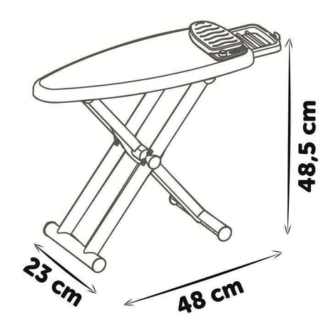 SMOBY - Asse da stiro Tefal + Centrale - da 3 anni