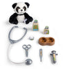 Smoby - Carrello Veterinario Zoo - Peluche Panda - Tanti Accessori Inclusi - Prodotto 2 in 1: Gabbia da Trasporto - Produzione