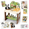 Smoby - Centro Veterinario Zoo - 1 peluche Panda - Tanti accessori e funzioni