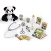 Smoby - Centro Veterinario Zoo - 1 peluche Panda - Tanti accessori e funzioni