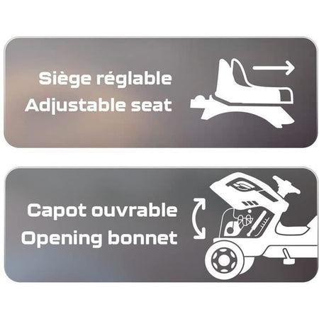 Smoby Farmer XL Pedal Tractor + Trailer - Nero