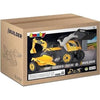 Trattore a pedale Smoby Max Builder + Trailer + Pelleter + Shovel - Orange