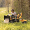 Trattore a pedale Smoby Max Builder + Trailer + Pelleter + Shovel - Orange