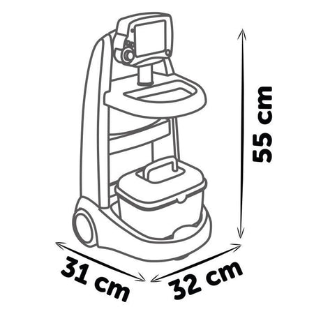 CARRELLO MEDICO ELETTRONICO