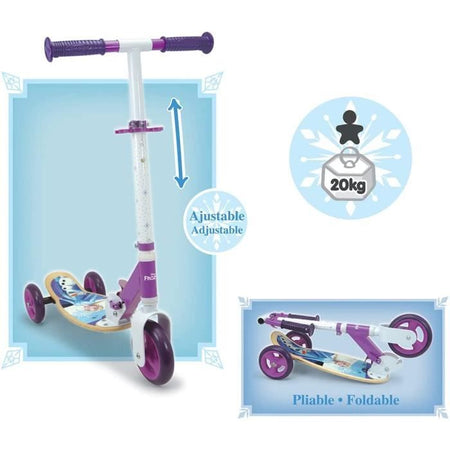 Patinete de madera plegable Frozen 3r