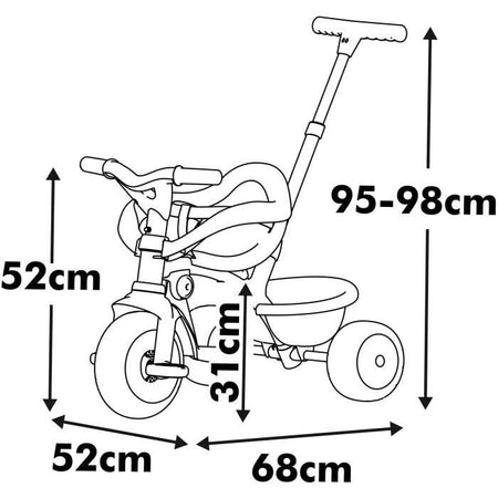 SMOBY - Be fun - Triciclo Be Fun Comfort