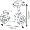 bici senza pedali comfort
