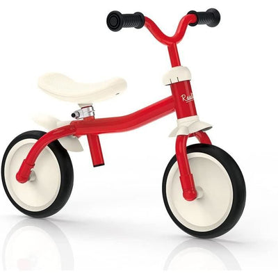 Smoby - Rookie Balance Bike - Bicicletta per bambini in metallo leggero - Sella regolabile autolivellante - Ruote silenziose - Manubrio regolabile