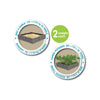 Smoby BAC Square Garden 2 in 1: sabbia e patch vegetale quadrata - 76x76 cm - Tarpaulin fondato fornito