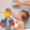 Giocattolo da bagnetto Smoby Little Smoby Hippo - Scivolo e ruote per bambino di 18 mesi - Blu e verde