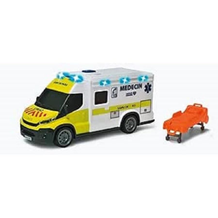 Ambulanza Samu - Dickie - IVECO Daily - Ruota libera - Effetti sonori e luminosi