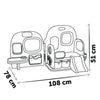Smoby - Baby Care - Cameretta 5 Spazi + 27 Accessori