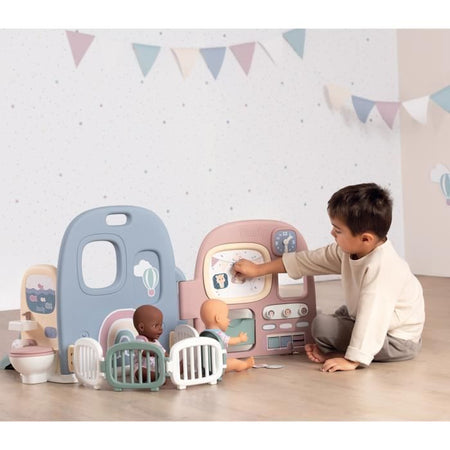 Smoby - Baby Care - Cameretta 5 Spazi + 27 Accessori