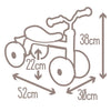 Marsupio Rookie Pink in metallo per bambini dai 12 mesi - Smoby