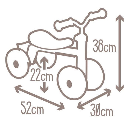 Marsupio Rookie Pink in metallo per bambini dai 12 mesi - Smoby