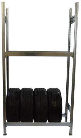 Scaffalatura per stoccaggio gomme zincata cm. 100x40x200h