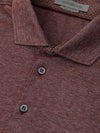 Corneliani Polo Viola a maniche lunghe da uomo