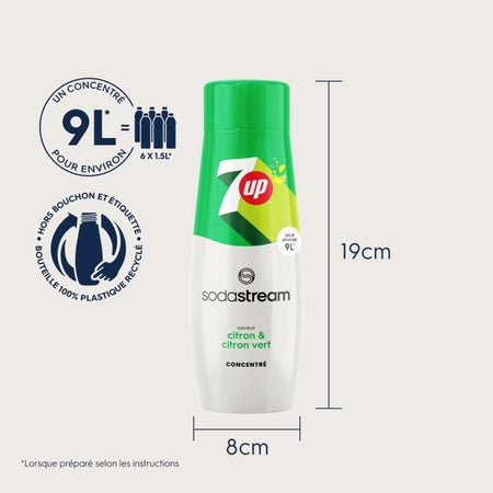 SODASTREAM Concentrate 7UP 440ml Lotto di 6