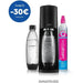SODASTREAM TERRANLV - TERRA Black Machine Pack 2 bombole LV + 1 bombola di scambio CQC